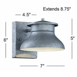 New 🥰 John Timberland Modern Outdoor Wall Light Fixture LED Galvanized Steel 5" Non Glass Dark Sky for Exterior House Porch Patio Barn 😉 13 New 🥰 John Timberland Modern Outdoor Wall Light Fixture LED Galvanized Steel 5" Non Glass Dark Sky for Exterior House Porch Patio Barn 😉 -Outdoor Lighting Store unnamed file 4349