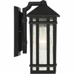 Hot Sale 🌟 Kathy Ireland Sierra Craftsman 10 1/2"H Black Outdoor Wall Light 🧨 -Outdoor Lighting Store unnamed file 4365