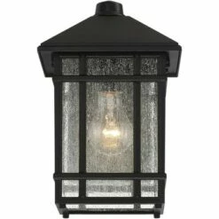 Wholesale 🌟 Kathy Ireland Sierra Craftsman 11"H Black Dusk-Dawn Outdoor Wall Light 🎉 9 Wholesale 🌟 Kathy Ireland Sierra Craftsman 11"H Black Dusk-Dawn Outdoor Wall Light 🎉 -Outdoor Lighting Store unnamed file 4416