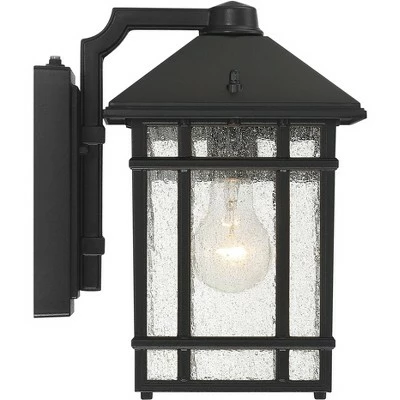 Wholesale 🌟 Kathy Ireland Sierra Craftsman 11"H Black Dusk-Dawn Outdoor Wall Light 🎉 6 Wholesale 🌟 Kathy Ireland Sierra Craftsman 11"H Black Dusk-Dawn Outdoor Wall Light 🎉 - Image 5