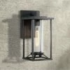 Best Pirce 💯 Minka Lavery Trescott 14 1/4" High Black Outdoor Wall Light ✔️