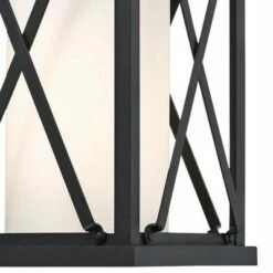 Outlet 💯 Minka Lavery Lansdale 12 3/4" High Matte Black Outdoor Wall Light 🛒