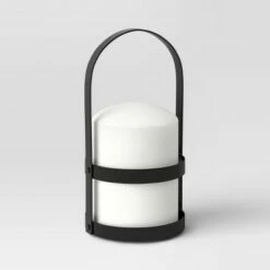 Budget ✨ Silo Outdoor Lantern with Handle - Project 62™ Black 🔥 -Outdoor Lighting Store unnamed file 445