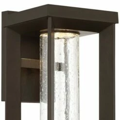 Hot Sale 🤩 Minka Lavery Shore Pointe 16" High Oil Rubbed Bronze LED Outdoor Wall Light 😀
