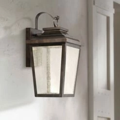 Cheapest 🧨 Minka Lavery Irvington Manor 16 3/4" High Bronze LED Outdoor Wall Light 👍