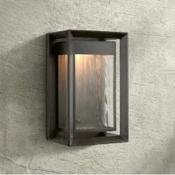 Brand new 🛒 Feiss Urbandale 13"H Antique Bronze LED Outdoor Wall Light 🥰