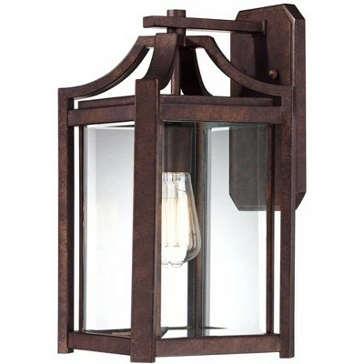 Flash Sale 🎉 Franklin Iron Works Rustic Farmhouse Outdoor Wall Light Fixture Bronze 16 1/4" Clear Beveled Glass for Exterior House Porch Patio 😀 6 Flash Sale 🎉 Franklin Iron Works Rustic Farmhouse Outdoor Wall Light Fixture Bronze 16 1/4" Clear Beveled Glass for Exterior House Porch Patio 😀 - Image 4
