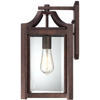 Flash Sale 🎉 Franklin Iron Works Rustic Farmhouse Outdoor Wall Light Fixture Bronze 16 1/4" Clear Beveled Glass for Exterior House Porch Patio 😀 7 Flash Sale 🎉 Franklin Iron Works Rustic Farmhouse Outdoor Wall Light Fixture Bronze 16 1/4" Clear Beveled Glass for Exterior House Porch Patio 😀 - Image 5