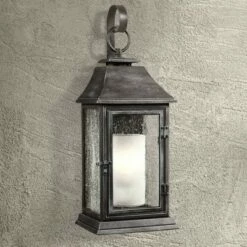 Best Sale ✔️ Feiss Shepherd 25 1/2"H Weathered Zinc Outdoor Wall Light 🤩
