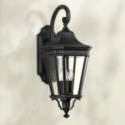 Buy 👍 Feiss Cotswold Lane 23 3/4"H Black Outdoor Wall Light 🥰