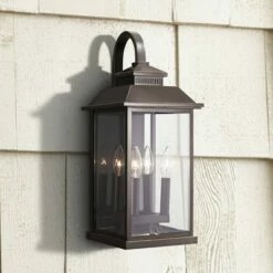 Best Pirce ⭐ Minka Lavery Miner's Loft 20 3/4"H Oil-Rubbed Bronze Outdoor Wall Light 🔔