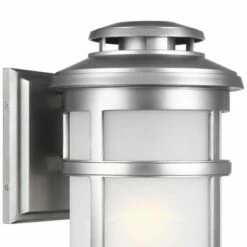 Coupon 👏 Feiss Newport 16"H Painted Brushed Steel Outdoor Wall Light 😉