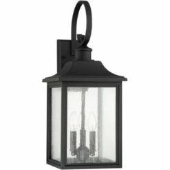 Promo 🎉 John Timberland Outdoor Wall Light Fixture Bronze Lantern Scroll Arm 24" Clear Seedy Glass for Exterior House Porch Patio Deck 🤩 -Outdoor Lighting Store unnamed file 461