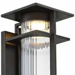New 🔔 Minka Lavery Kittner 26" High Oil-Rubbed Bronze Outdoor Wall Light ⌛