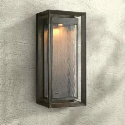 Best deal ⭐ Feiss Urbandale 23" High Marine Grade Bronze LED Outdoor Wall Light 🌟