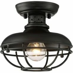 Wholesale 😀 Franklin Iron Works Farmhouse Vintage Outdoor Ceiling Light Fixture Black 8 1/2" Open Metal Cage for Exterior House Porch Patio ❤️ 6 Wholesale 😀 Franklin Iron Works Farmhouse Vintage Outdoor Ceiling Light Fixture Black 8 1/2" Open Metal Cage for Exterior House Porch Patio ❤️ -Outdoor Lighting Store unnamed file 4674