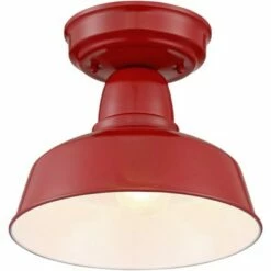Cheap 👏 John Timberland Farmhouse Outdoor Ceiling Light Fixture Urban Barn Red Metal 10 1/4" for Exterior House Porch Patio ❤️ 8 Cheap 👏 John Timberland Farmhouse Outdoor Ceiling Light Fixture Urban Barn Red Metal 10 1/4" for Exterior House Porch Patio ❤️ -Outdoor Lighting Store unnamed file 4701