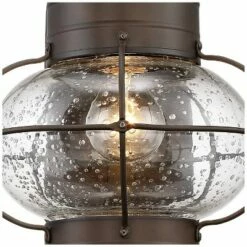 Budget 🥰 John Timberland Nautical Outdoor Light Fixture Oil Rubbed Bronze Lantern 19 3/4" Clear Seedy Glass Motion Security Sensor for Porch Patio 😍 -Outdoor Lighting Store unnamed file 492