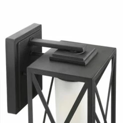 Best reviews of 🌟 12.2" Metal/Glass Outdoor Wall Lamp Black - LNC 👍 -Outdoor Lighting Store unnamed file 4973