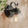 Hot Sale 🎉 Metal/Glass Globe Outdoor Wall Lamp - LNC Black 😉 -Outdoor Lighting Store unnamed file 4974