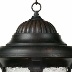 Cheap 🎁 John Timberland Traditional Outdoor Ceiling Light Hanging Lantern Bronze 20 1/2" Seedy Glass Damp Rated for Exterior Porch Patio ❤️ -Outdoor Lighting Store unnamed file 498