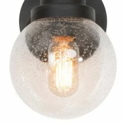 Wholesale 🎉 2pk Metal/Glass Globe Outdoor Wall Lamps - LNC Black 🌟 12 Wholesale 🎉 2pk Metal/Glass Globe Outdoor Wall Lamps - LNC Black 🌟 -Outdoor Lighting Store unnamed file 5030