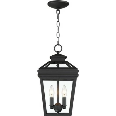 Cheapest ๐ John Timberland Traditional Outdoor Ceiling Light Hanging Black Lantern 16 1/2" Clear Glass for Exterior House Porch Patio Deck โจ 6 Cheapest ๐ John Timberland Traditional Outdoor Ceiling Light Hanging Black Lantern 16 1/2" Clear Glass for Exterior House Porch Patio Deck โจ - Image 4