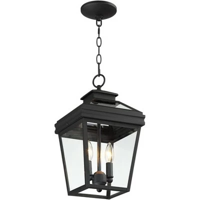 Cheapest ๐ John Timberland Traditional Outdoor Ceiling Light Hanging Black Lantern 16 1/2" Clear Glass for Exterior House Porch Patio Deck โจ 8 Cheapest ๐ John Timberland Traditional Outdoor Ceiling Light Hanging Black Lantern 16 1/2" Clear Glass for Exterior House Porch Patio Deck โจ - Image 6