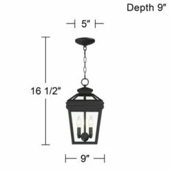 Cheapest ๐ John Timberland Traditional Outdoor Ceiling Light Hanging Black Lantern 16 1/2" Clear Glass for Exterior House Porch Patio Deck โจ 15 Cheapest ๐ John Timberland Traditional Outdoor Ceiling Light Hanging Black Lantern 16 1/2" Clear Glass for Exterior House Porch Patio Deck โจ -Outdoor Lighting Store unnamed file 508