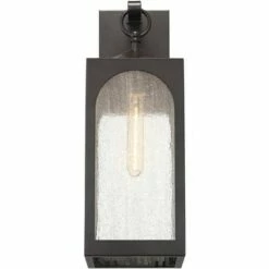 New 🎁 Possini Euro Design Modern Outdoor Wall Light Fixture Bronze Lantern 20 1/2" Seedy Glass for Exterior House Porch Patio Deck 🎉 -Outdoor Lighting Store unnamed file 519