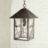 Best reviews of 🌟 Franklin Iron Works Country Cottage Outdoor Ceiling Light Hanging French Bronze Leaf Pattern 15" Seedy Glass Damp Rated for Porch 🌟 -Outdoor Lighting Store unnamed file 523