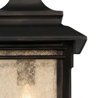 Best Sale 🤩 Franklin Iron Works Rustic Outdoor Ceiling Light Hanging Lantern Walnut Bronze 19 1/4" Frosted Glass Damp Rated for Porch Patio ⭐ 2 Best Sale 🤩 Franklin Iron Works Rustic Outdoor Ceiling Light Hanging Lantern Walnut Bronze 19 1/4" Frosted Glass Damp Rated for Porch Patio ⭐