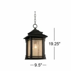 Best Sale 🤩 Franklin Iron Works Rustic Outdoor Ceiling Light Hanging Lantern Walnut Bronze 19 1/4" Frosted Glass Damp Rated for Porch Patio ⭐ 9 Best Sale 🤩 Franklin Iron Works Rustic Outdoor Ceiling Light Hanging Lantern Walnut Bronze 19 1/4" Frosted Glass Damp Rated for Porch Patio ⭐ -Outdoor Lighting Store unnamed file 564