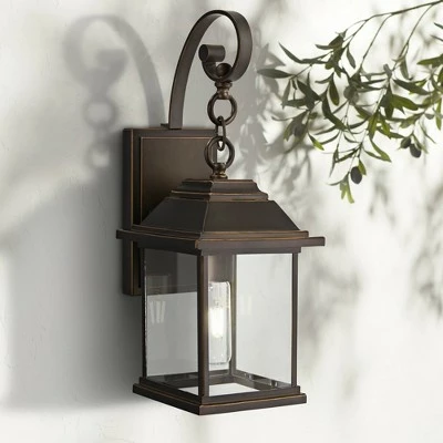 Hot Sale ⭐ Minka Lavery Mariner's Pointe 18" Oil-Rubbed Bronze Outdoor Lantern Wall Light ❤️ 3 Hot Sale ⭐ Minka Lavery Mariner's Pointe 18" Oil-Rubbed Bronze Outdoor Lantern Wall Light ❤️