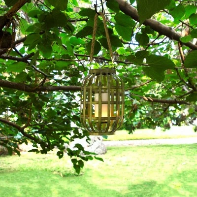 Promo 🔔 Alpine Corporation 10" Metal Outdoor Lantern with Flickering LED Light Green 🔥 3 Promo 🔔 Alpine Corporation 10" Metal Outdoor Lantern with Flickering LED Light Green 🔥