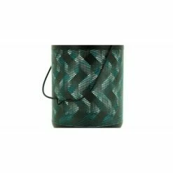 Coupon 👍 HI-LINE GIFT LTD 9.06" Metal Solar LED Outdoor Lantern with Wave Design Black/Blue - Hi-Line Gift 🤩 -Outdoor Lighting Store unnamed file 639