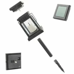 Best reviews of 🎁 Alpine Corporation Set of 6 Outdoor Solar Powered Hanging/Stake Lanterns Black 🎉 -Outdoor Lighting Store unnamed file 668