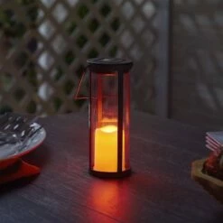 Discount ❤️ 17.5" Provence Bird Stake with Hanging/Tabletop Solar Outdoor Lantern Brown - Smart Solar 🎉 -Outdoor Lighting Store unnamed file 673