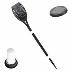 Wholesale ⭐ Alpine Corporation Set of 6 Outdoor Solar Powered Pathway LED Torch Light Stakes Black ⭐ -Outdoor Lighting Store unnamed file 681
