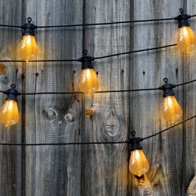 Wholesale 🥰 15' Heavy Duty Solar LED Cafe Lights - Black Wire - Merkury Innovations ⭐ 3 Wholesale 🥰 15' Heavy Duty Solar LED Cafe Lights - Black Wire - Merkury Innovations ⭐ - Image 2