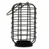 Hot Sale 👍 Black Round Metal Wire Pillar Candle Holder with Handle - Foreside Home & Garden ⭐
