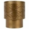 Best Sale 🎉 Antique Brass Pierced Metal Pillar Candle Holder - Foreside Home & Garden 🥰 -Outdoor Lighting Store unnamed file 707