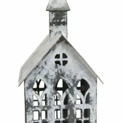 Promo 😍 Large White Metal Candle Luminary - Foreside Home & Garden 💯 -Outdoor Lighting Store unnamed file 728
