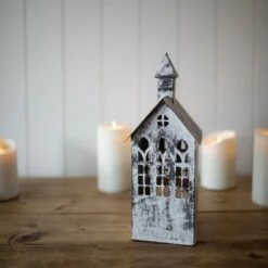 Promo 😍 Large White Metal Candle Luminary - Foreside Home & Garden 💯 -Outdoor Lighting Store unnamed file 731