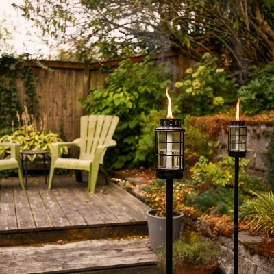 Cheapest 🤩 Round Lantern StepNStall Outdoor Torch - TIKI ❤️ 2 Cheapest 🤩 Round Lantern StepNStall Outdoor Torch - TIKI ❤️