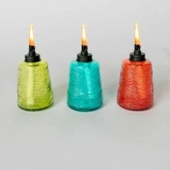 Promo 🔥 Tiki Brand Tabletop Glass 3pk OP&POP Colors 🤩 -Outdoor Lighting Store unnamed file 750