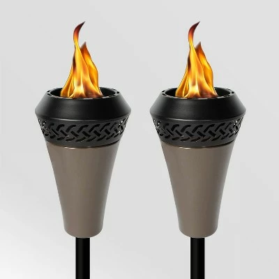 Buy ๐ Tiki Brand 65" Island King Large Flame Torch - Gunmetal 2pk โ๏ธ 3 Buy ๐ Tiki Brand 65" Island King Large Flame Torch - Gunmetal 2pk โ๏ธ