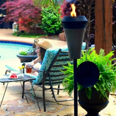 Buy ๐ Tiki Brand 65" Island King Large Flame Torch - Gunmetal 2pk โ๏ธ 4 Buy ๐ Tiki Brand 65" Island King Large Flame Torch - Gunmetal 2pk โ๏ธ - Image 2