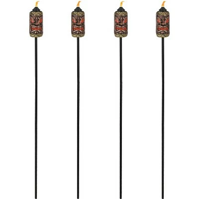 Best Pirce 👍 Sunnydaze Decor Sunnydaze Outdoor 3-in-1 Adjustable Height Tiki Face Patio and Lawn Torch Light Set - 4pk 🛒 8 Best Pirce 👍 Sunnydaze Decor Sunnydaze Outdoor 3-in-1 Adjustable Height Tiki Face Patio and Lawn Torch Light Set - 4pk 🛒 - Image 6