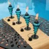 New 😀 Sunnydaze Decor Sunnydaze Outdoor Tabletop Glass and Metal Swirl Patio Table and Lawn Citronella Torch Set - Blue - 8pk 🎁 2 New 😀 Sunnydaze Decor Sunnydaze Outdoor Tabletop Glass and Metal Swirl Patio Table and Lawn Citronella Torch Set - Blue - 8pk 🎁 -Outdoor Lighting Store unnamed file 842